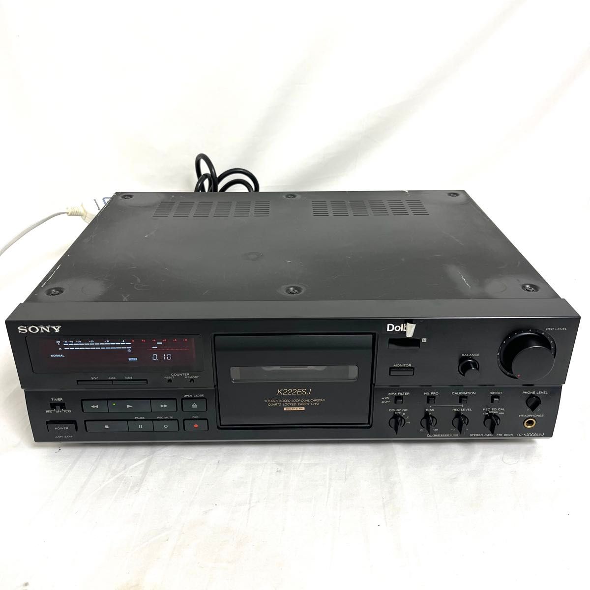 動作確認済】SONY ソニー TC-K222ESJ カセットデッキ 3ヘッド｜Yahoo
