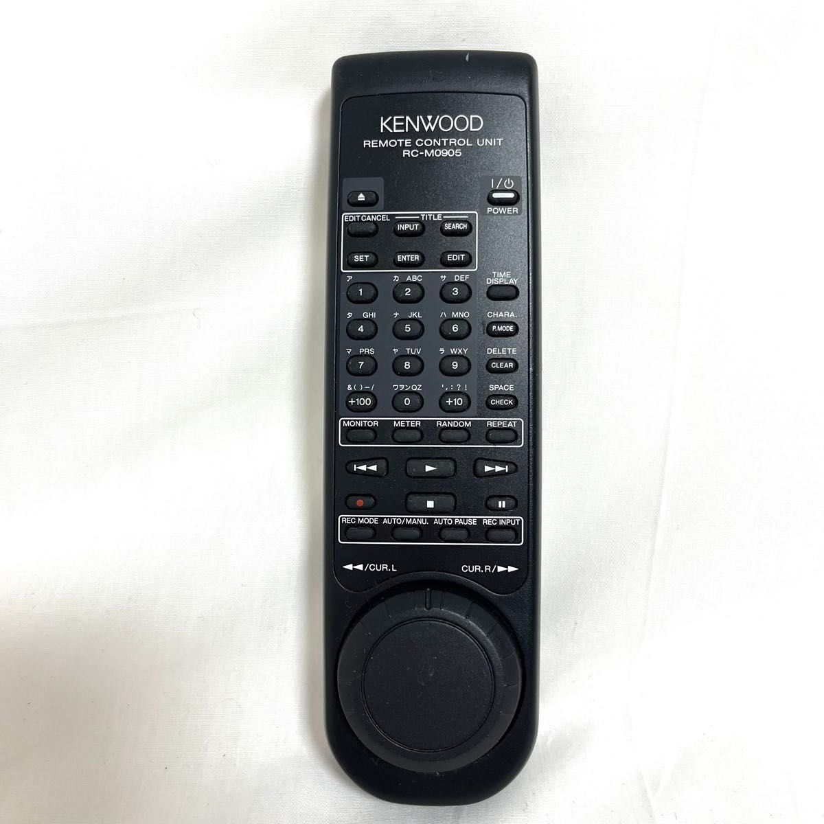美品】KENWOOD ケンウッド MDデッキ用リモコン RC-M0905 DMF-7003 用
