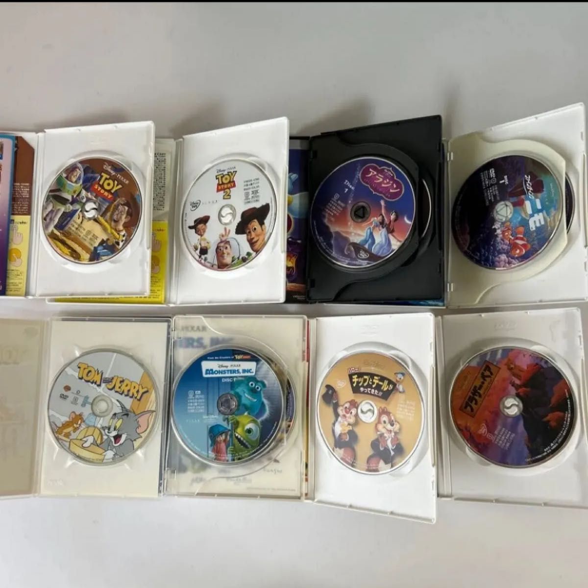 ディズニー ピクサー DVD 8枚まとめ売り トイストーリー アラジン