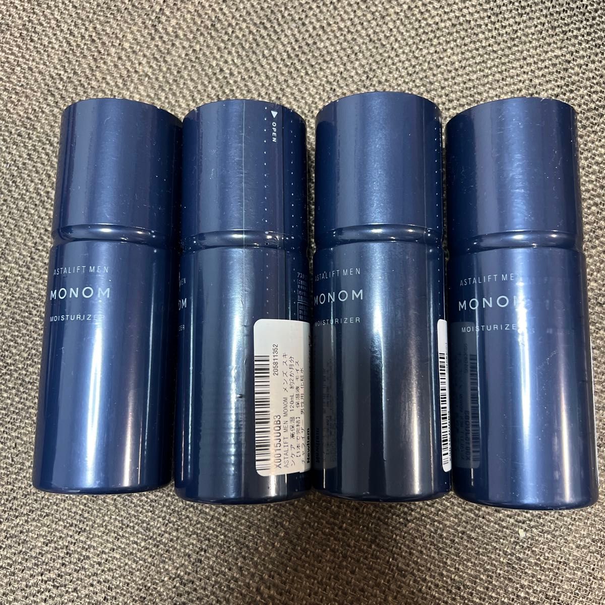 新品未開封品アスタリフト メン MONOM モイスチャライザー 120mL 4本