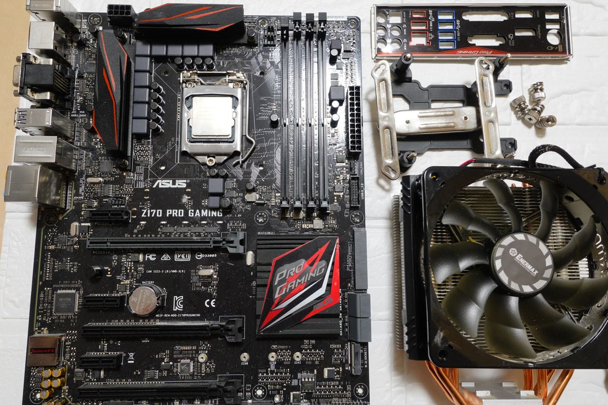 動作確認済】Core i7-6700K + ASUS Z170 PRO GAMING(バックパネル付