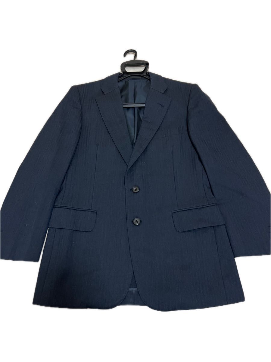 Burberry バーバリー スーツ セットアップ ネイビー ストライプ 冬物