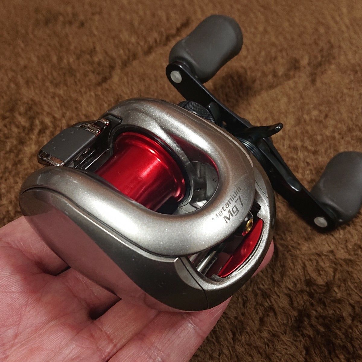 美品】IXA カーボンストレートハンドル 85ミリ シマノ用・【カスタム