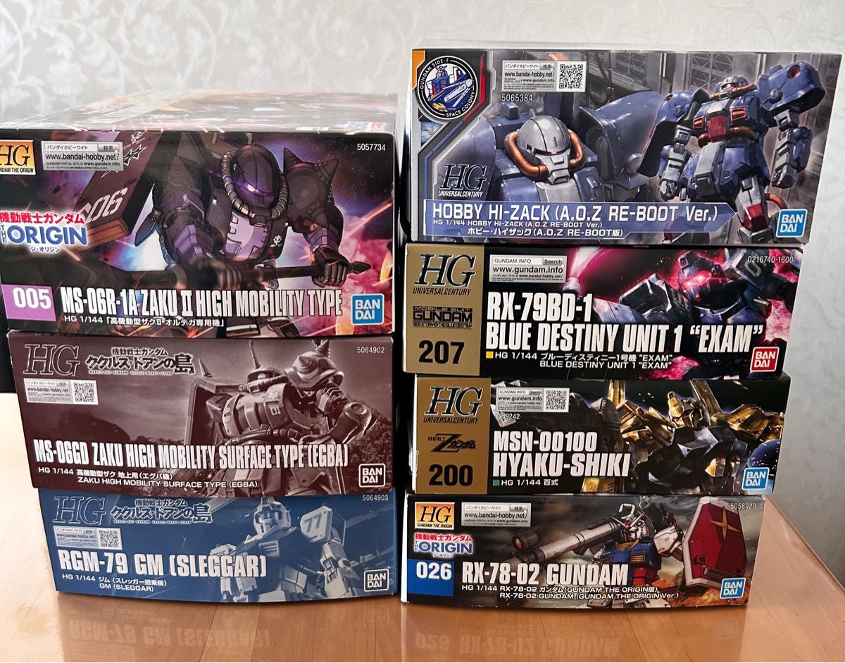 ガンプラ HGUC・HGオリジンまとめ売り 7個セット｜Yahoo!フリマ（旧