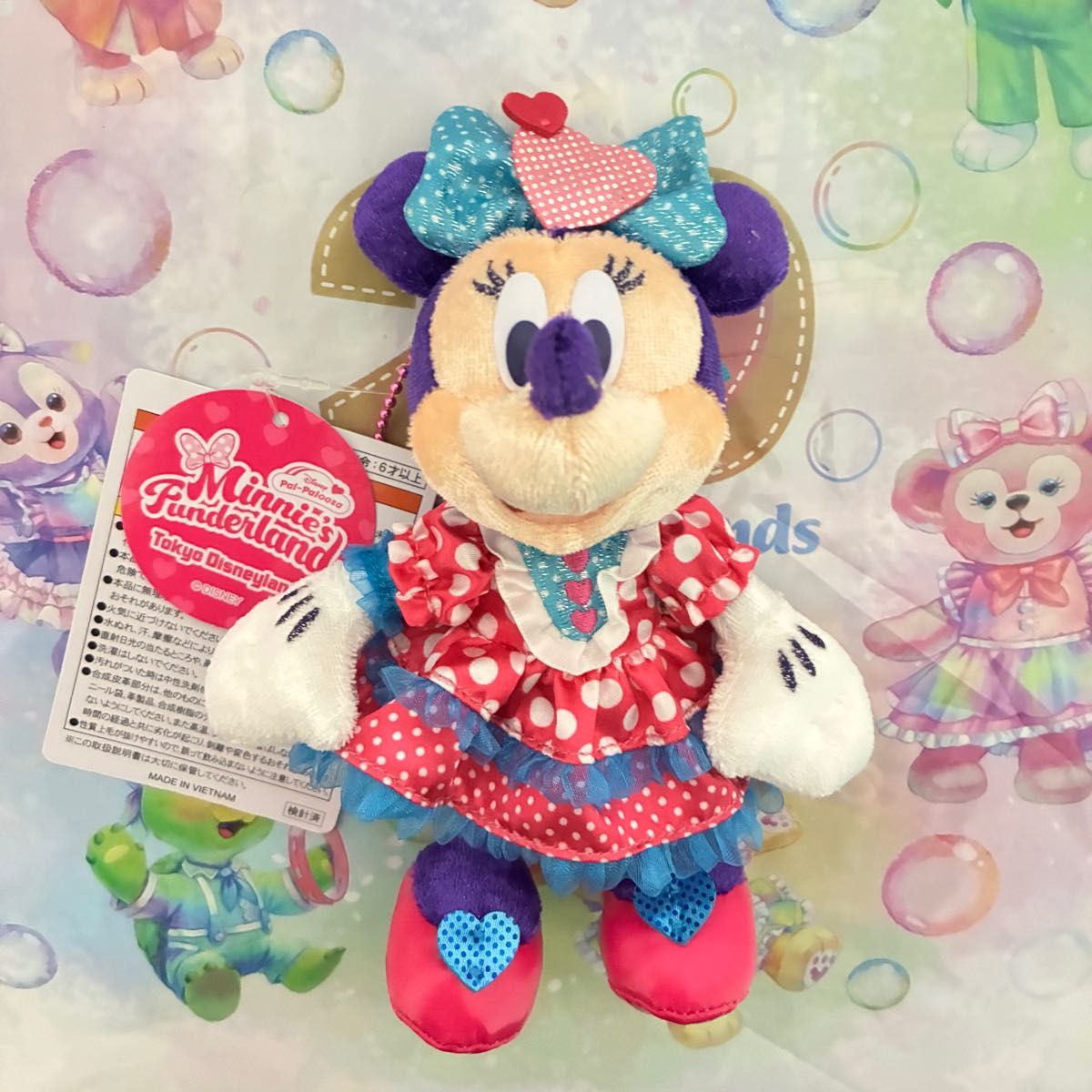 ミニー パルパルーザ ぬいぐるみバッジ ぬいば ミニーのファン