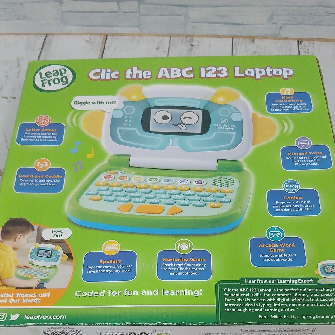 Leap Frog Clic the ABC 123 Laptop 知育玩具 英語学習｜Yahoo!フリマ