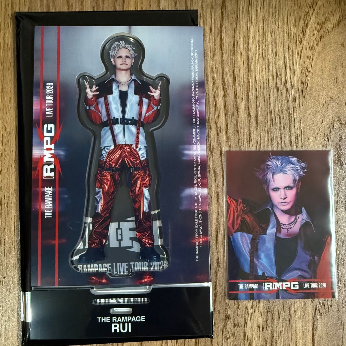 トラキン アクスタ ランページ RIKU 与那嶺瑠唯 EXILE TRIBE STATION