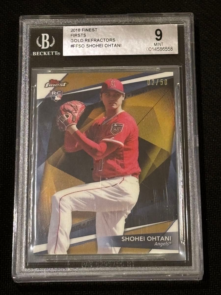 Topps FINEST GOLD REF Shohei Ohtani RC 大谷翔平 ルーキーカード