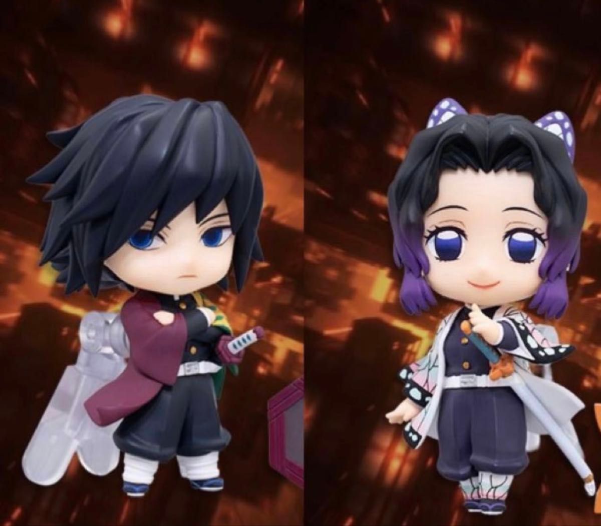 鬼滅の刃 アニプレックス オンライン くじ ねんどろいど 冨岡義勇 胡蝶