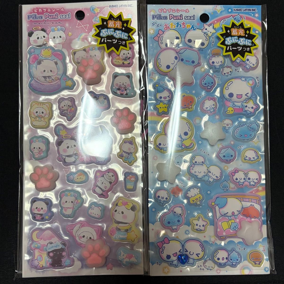 肉球スクイーズ クラックス シール もちプニューステッカー もっちもち