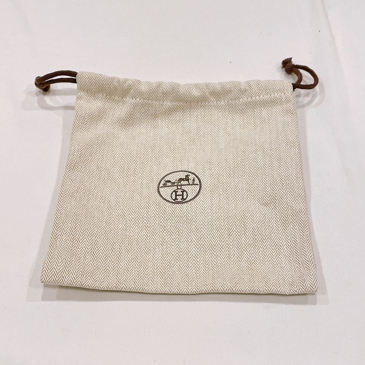 HERMES エルメス 保存袋 巾着袋 ヘリンボーン柄｜Yahoo!フリマ（旧