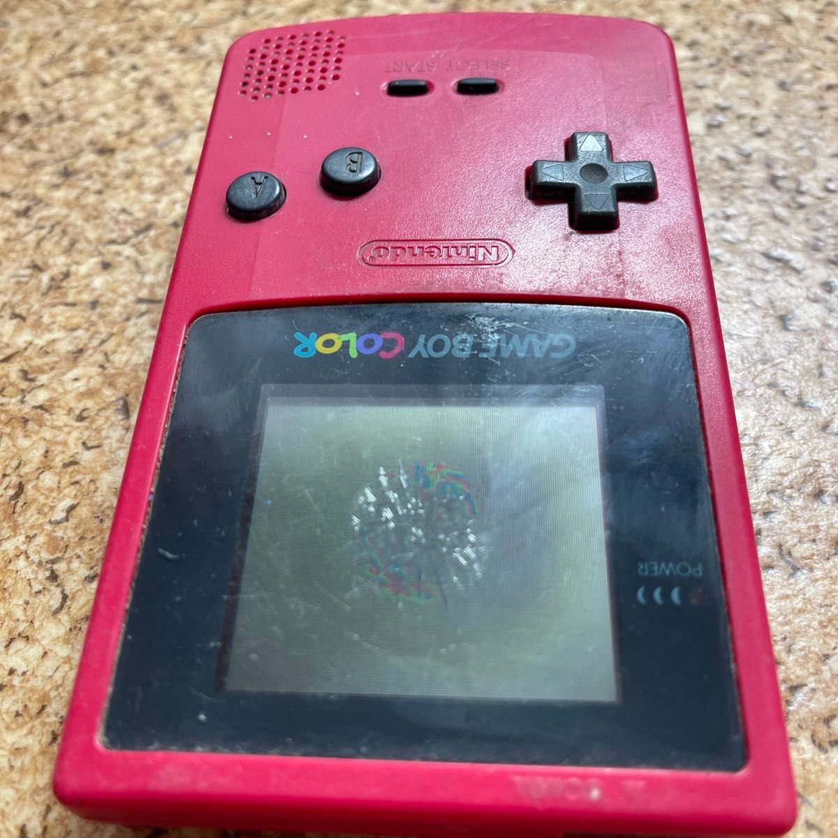 任天堂 ゲームボーイカラー レッド 本体 GAMEBOY COLOR ジャンク品