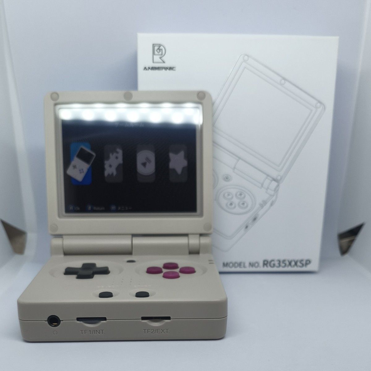 ANBERNIC RG35XXSP 64g ケース・ガラスフィルム付き｜Yahoo!フリマ（旧