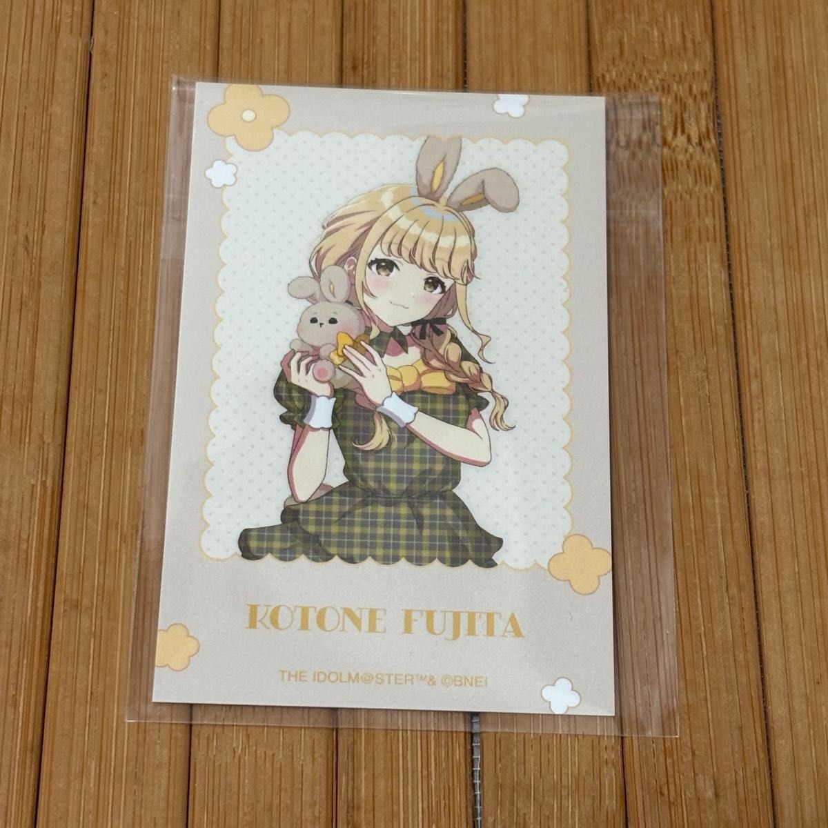 学園アイドルマスター 学マス GiGO 藤田ことね チェキ風カード フォト