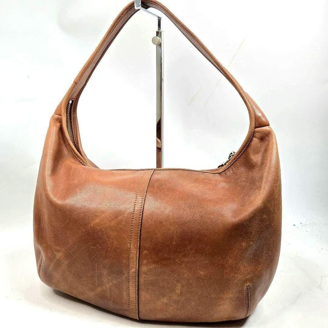 COACH エルゴ ホーボー ワンショルダーバッグ レザー ハーフムーン型