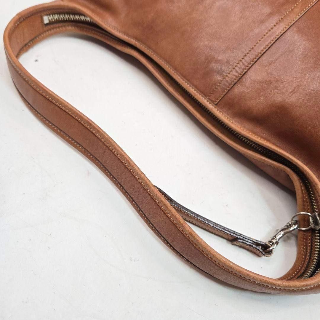 COACH エルゴ ホーボー ワンショルダーバッグ レザー ハーフムーン型