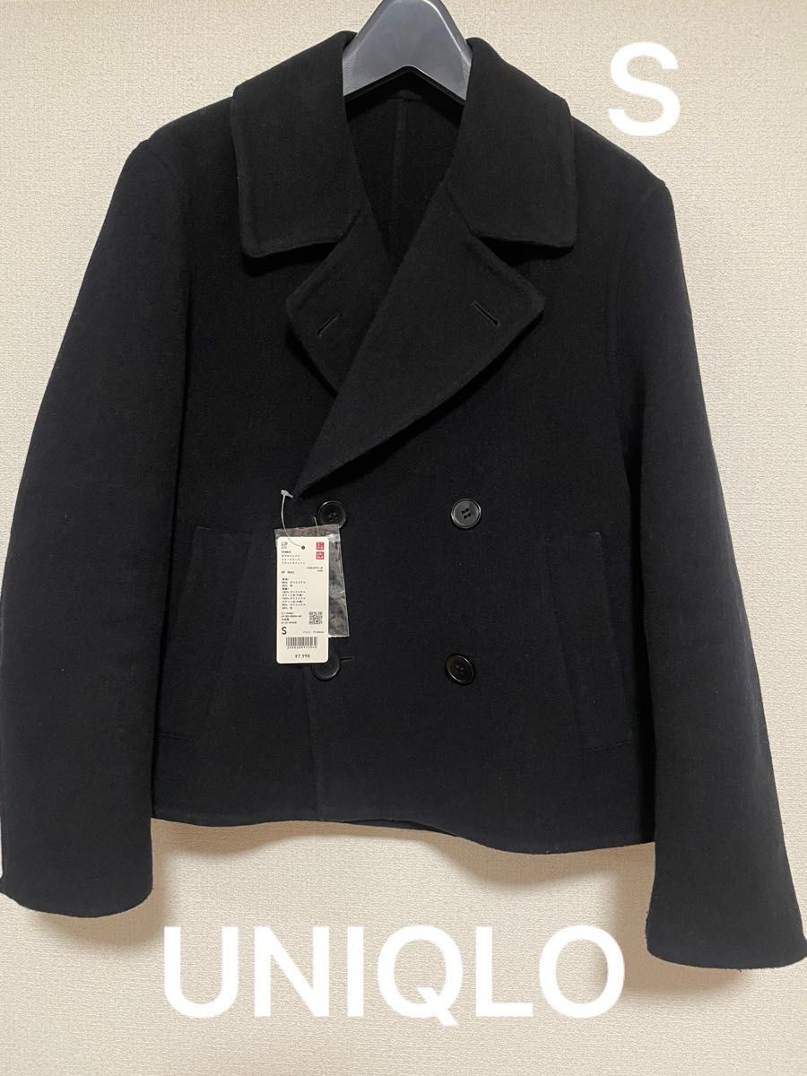 ユニクロ UNIQLO ダブルフェイスショートコートリラックスフィット