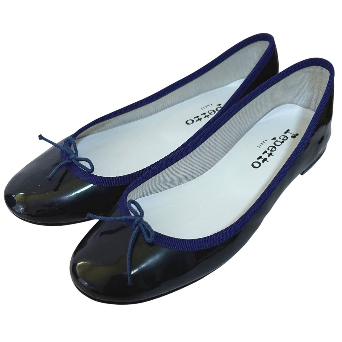 repetto バレエシューズ エナメル フラットシューズ 37 23cm レペット