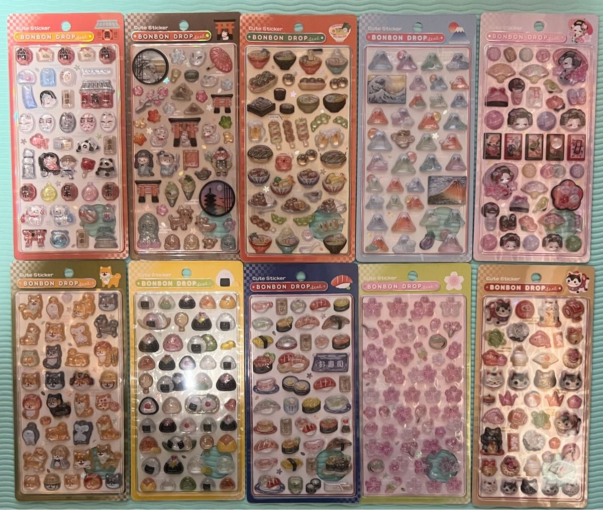 ボンボンドロップシール 和柄 10種セット 正規品｜Yahoo!フリマ（旧