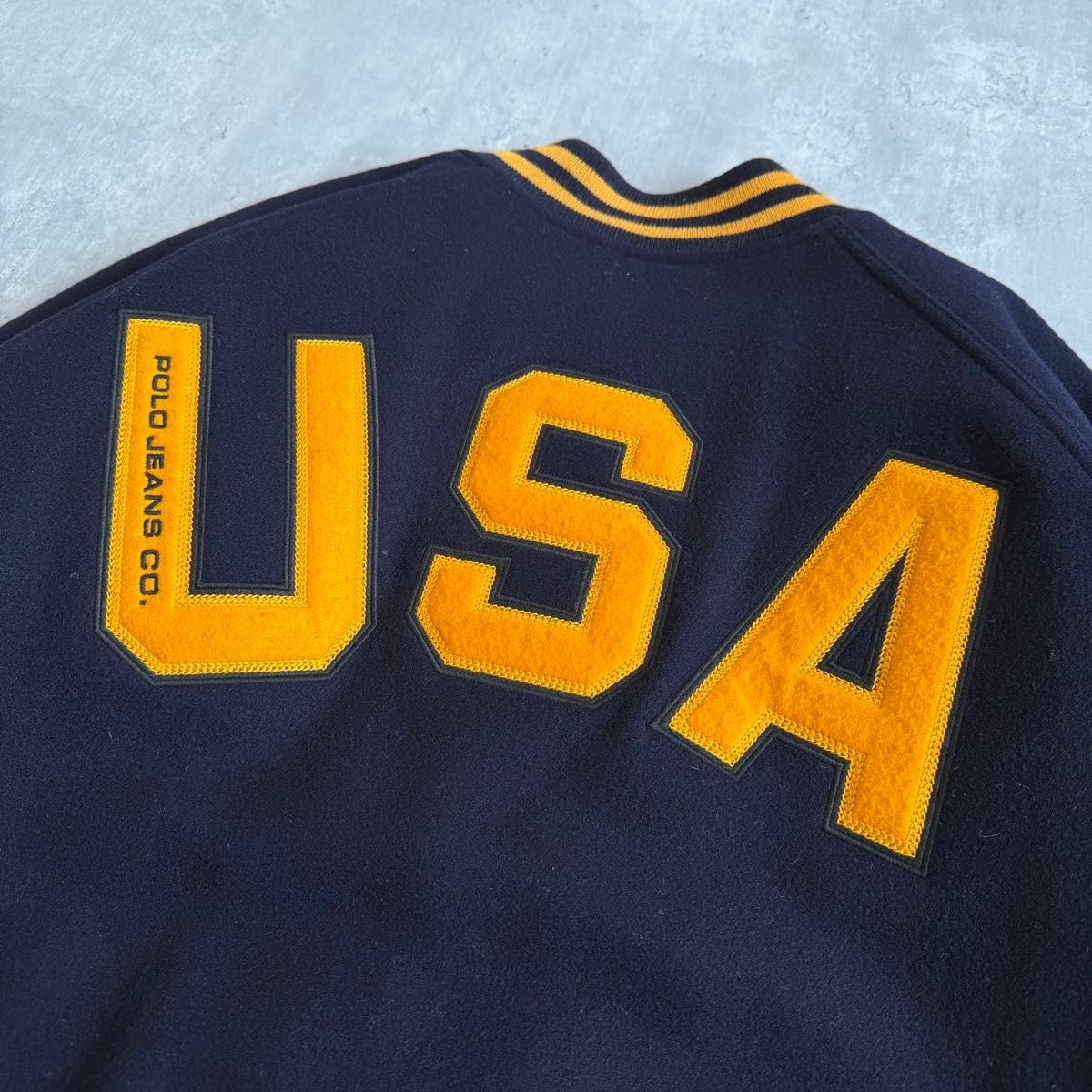 90's / ポロジーンズラルフローレン ウールスタジャン / ヴァー