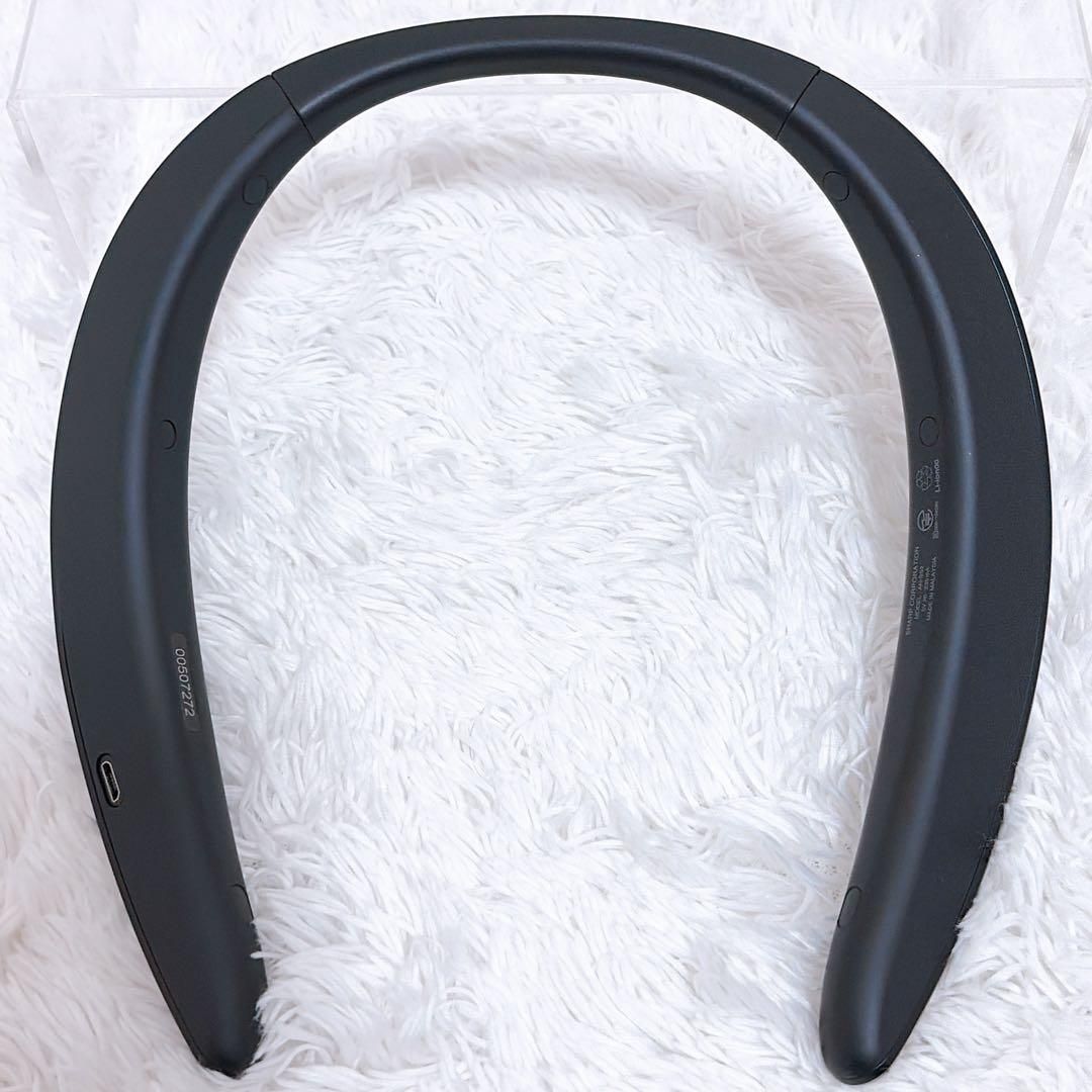 SHARP AN-SS2 ワイヤレスネックスピーカー ブラック シャープ｜Yahoo