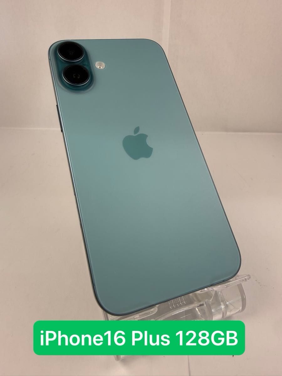 Apple iPhone16 Plus 128GB ティール SIMフリー 海外版 グリーン sim