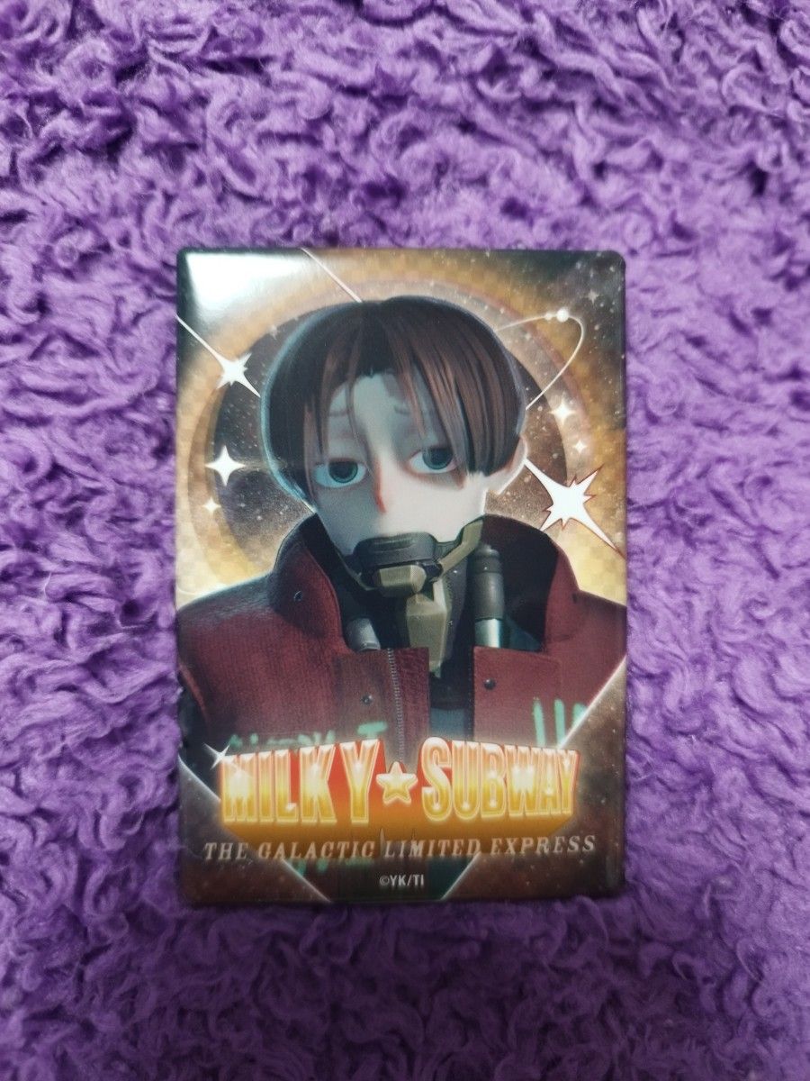 銀河特急ミルキーサブウェイ シークレットしかく缶バッジ カート