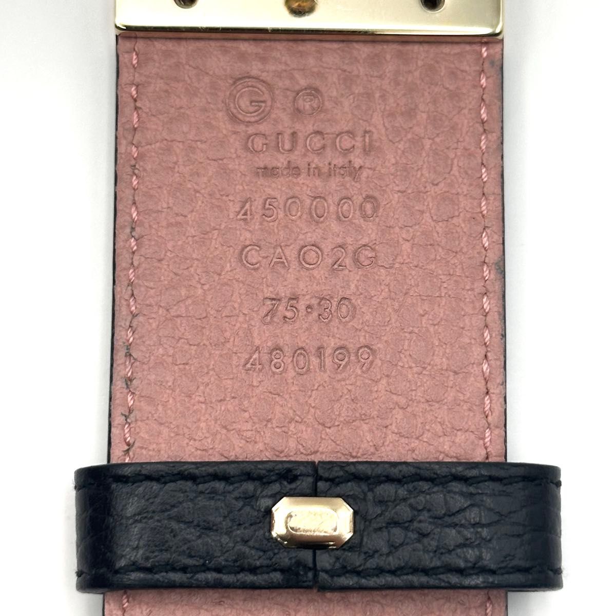 GUCCI グッチ GGロゴ リバーシブルベルト ブラック ピンク｜Yahoo