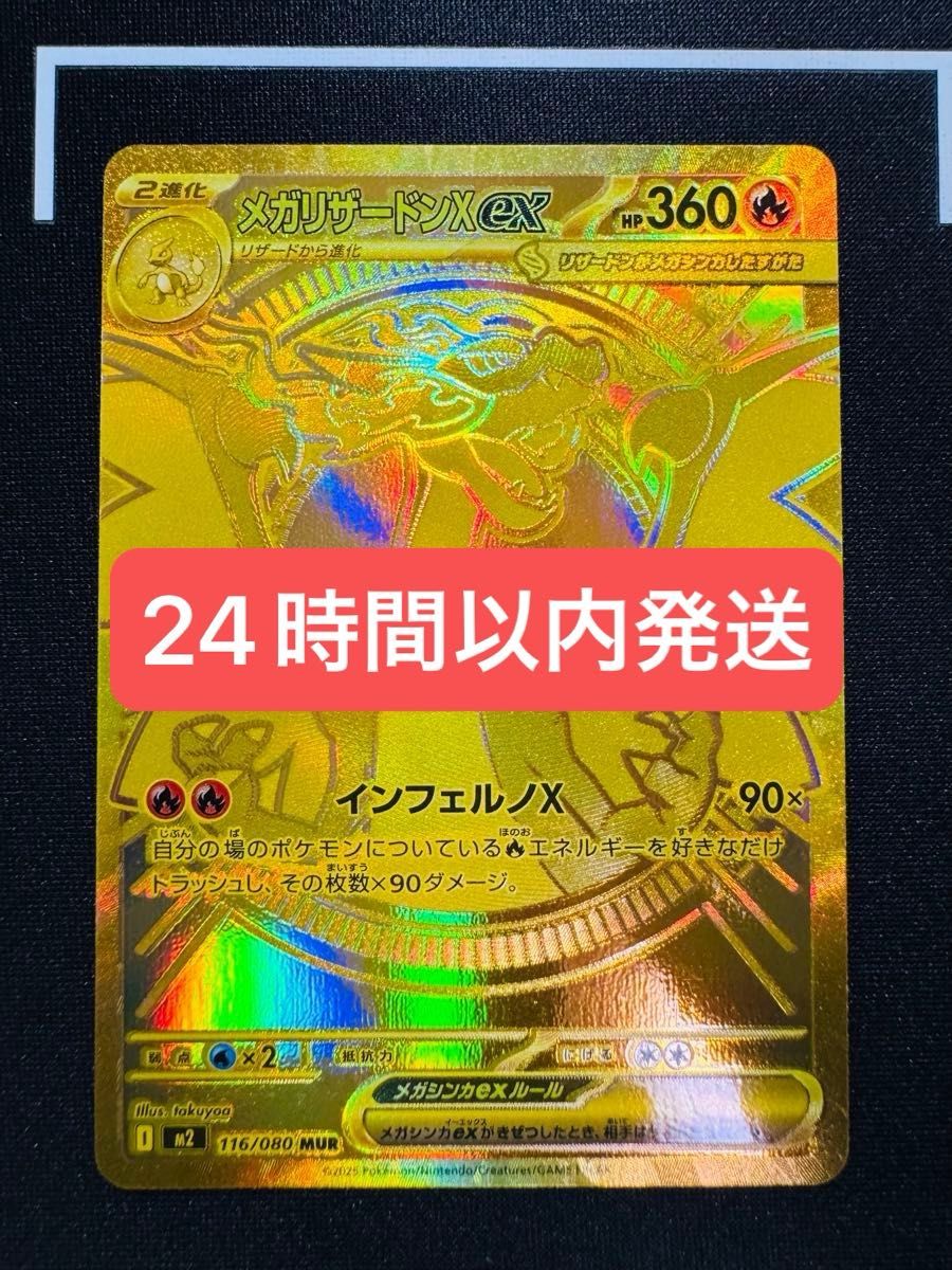 ポケモンカードゲーム〜 インフェルノX メガリザードンXex 116/080 MUR