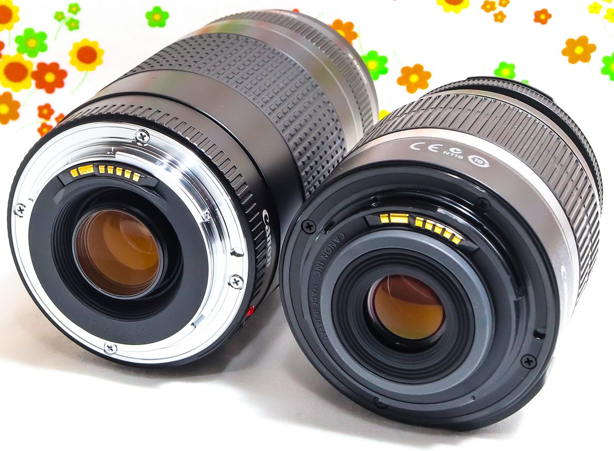 Canon kiss x7 スマホ転送 超小型・軽量 超望遠ダブルレンズ付き