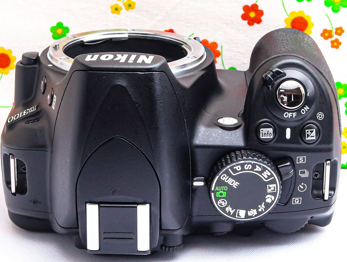 ニコン Nikon D3100 スマホに送れる ダブルレンズ ガイドモード搭載