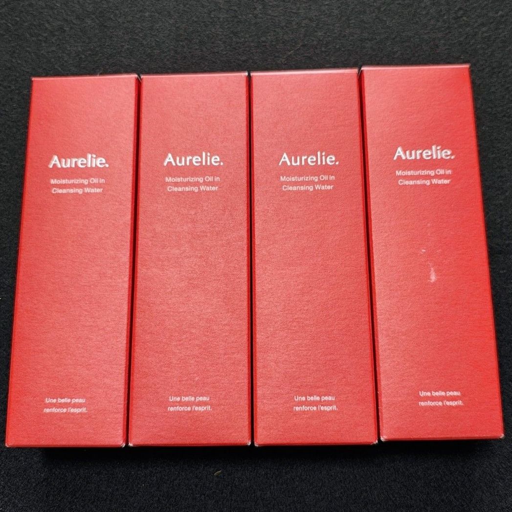 オレリー モイストオイルイン クレンジングウォーター メイク落とし4本
