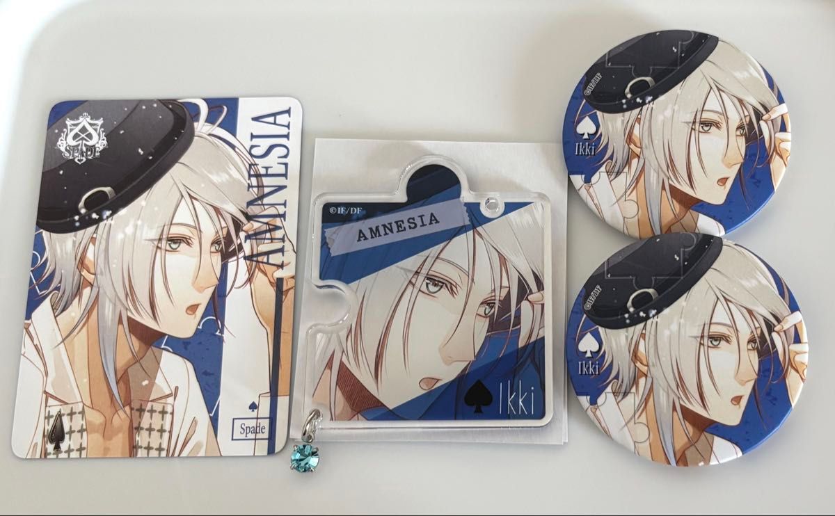 アムネシア AMNESIA イッキ 缶バッジ パールコレクションカード