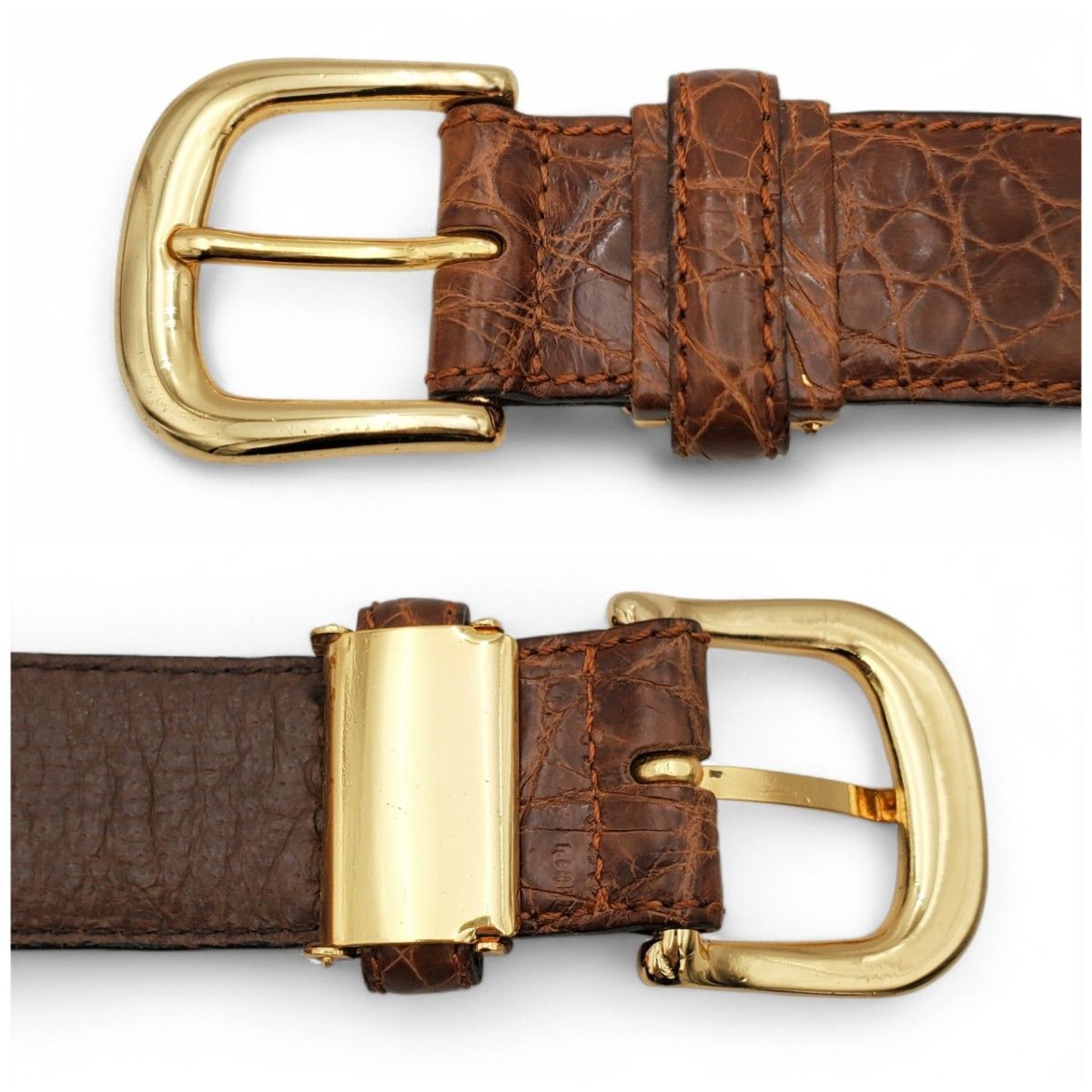 Christian Dior MONSIEUR ベルト メンズ レザー ゴールドバックル 型