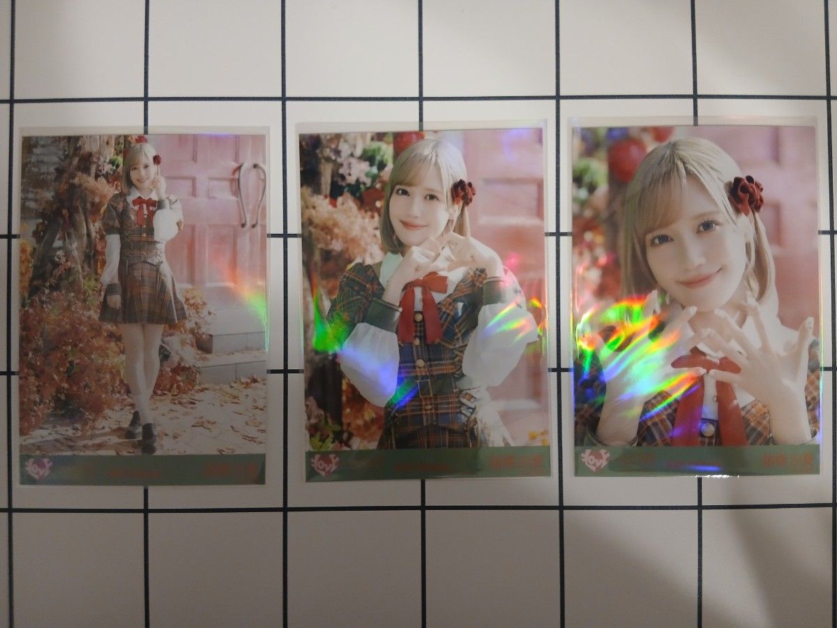 イコラブ 生写真 諸橋沙夏 ラブソングに襲われる 歌唱衣装 コンプ 3枚