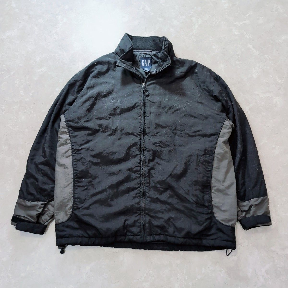 Y2K OLD GAP Nylon Jacket Black XL アウター テック系 ナイロン