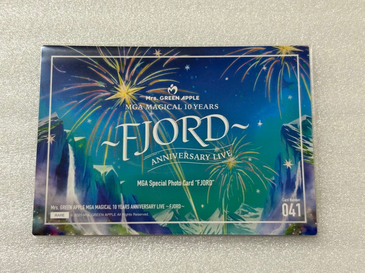 Mrs GREEN APPLE ミセス フォトカード フォトカ カード FJORD