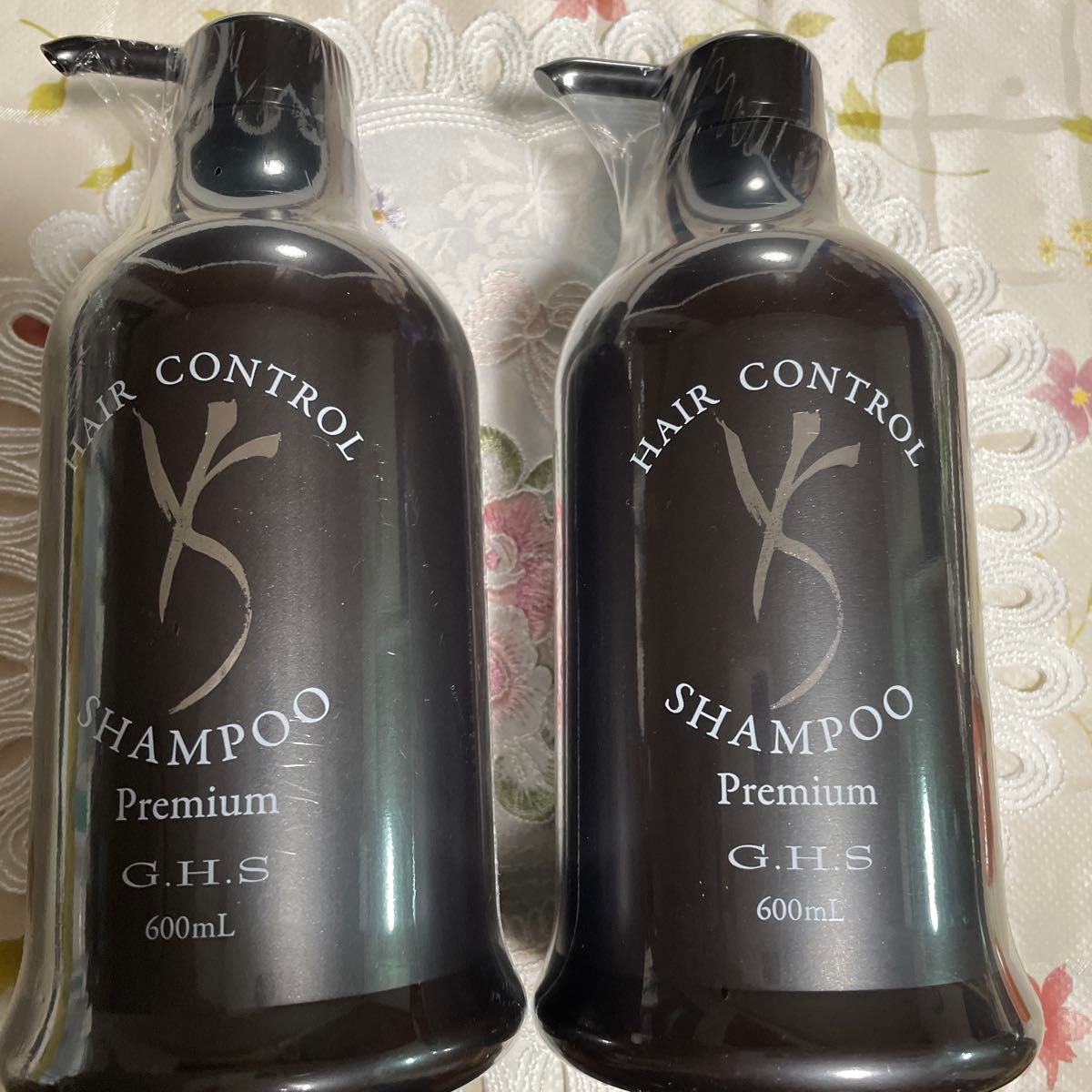 G H S ヘアーコントロール シャンプー Premium 600ml 2本セット おまけ