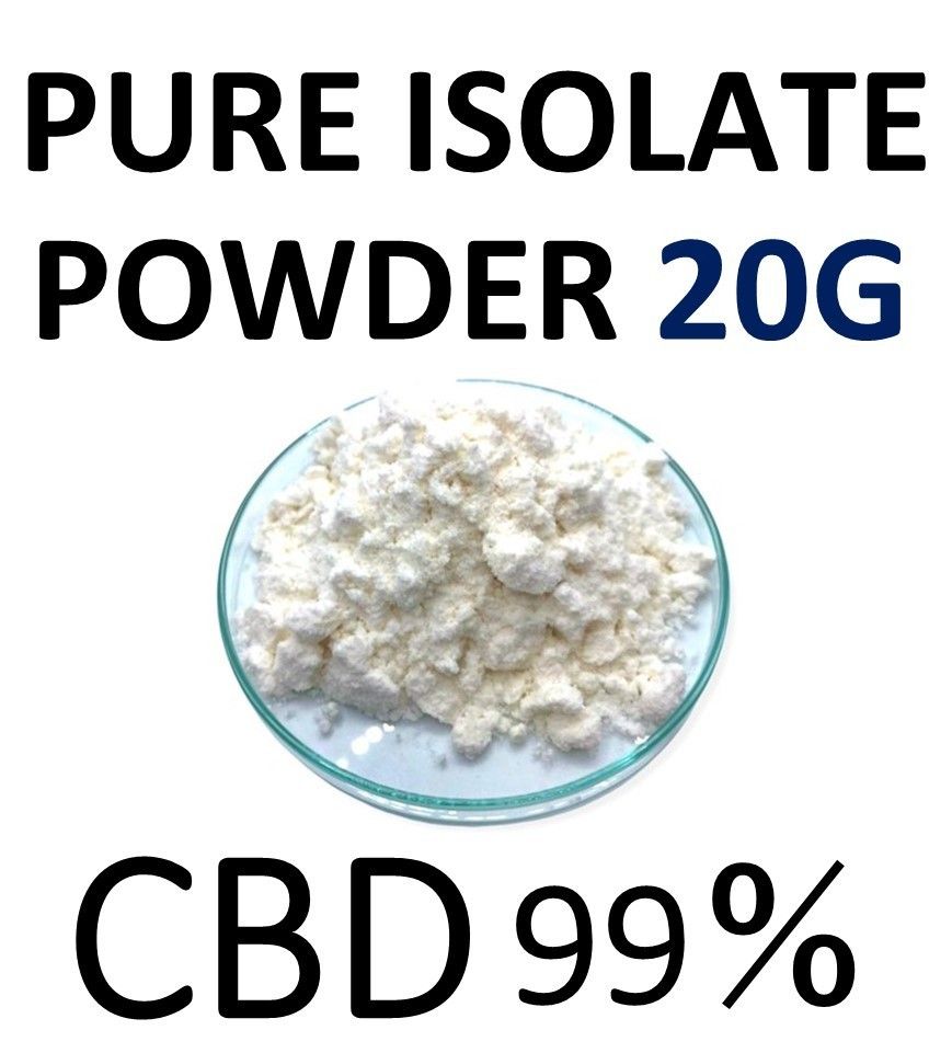 20G 高純度 99％】CBD アイソレート クリスタル パウダー CBD CBN CBG