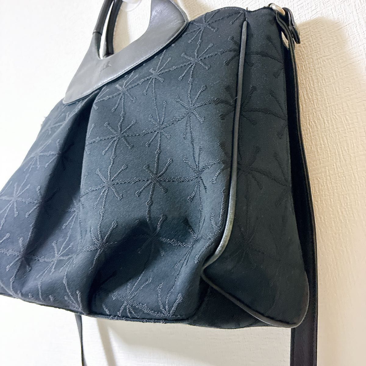 Sybilla シビラ 2way ショルダーバッグ レザー ハンドバッグ 型押し