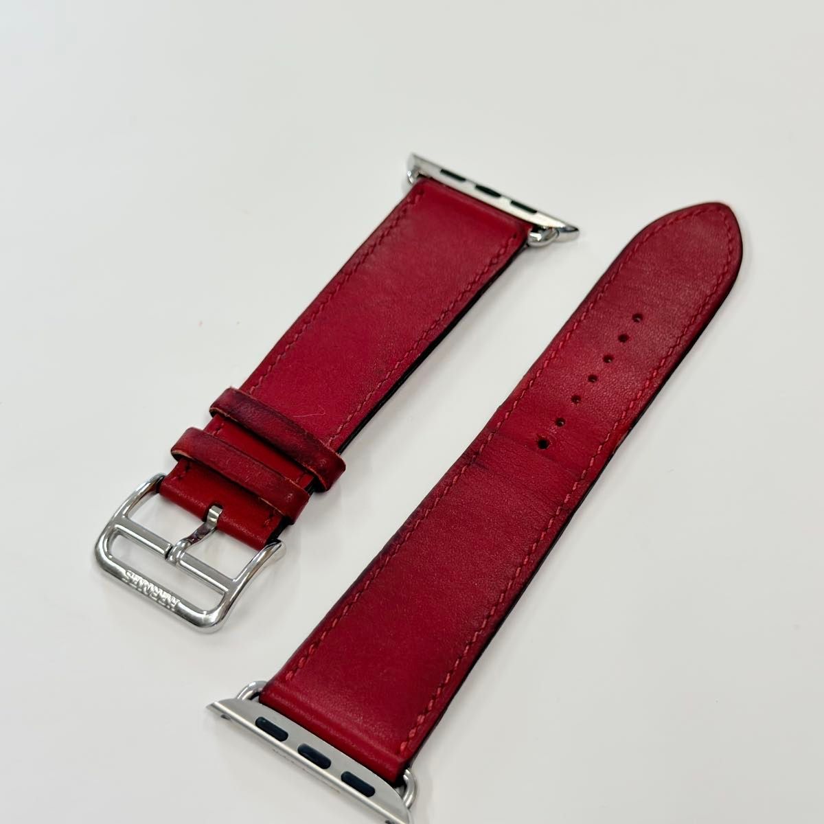 純正 Apple Watch 200 Hermes 46mm 45mm 44mm ルージュ ピマン