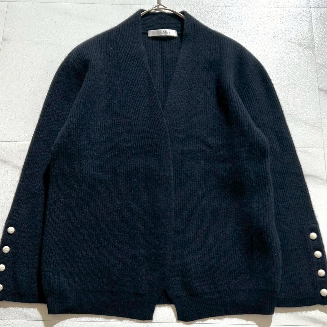 極美品/カシミヤ100％/Mサイズ】MAX MARA マックスマーラ カーディガン