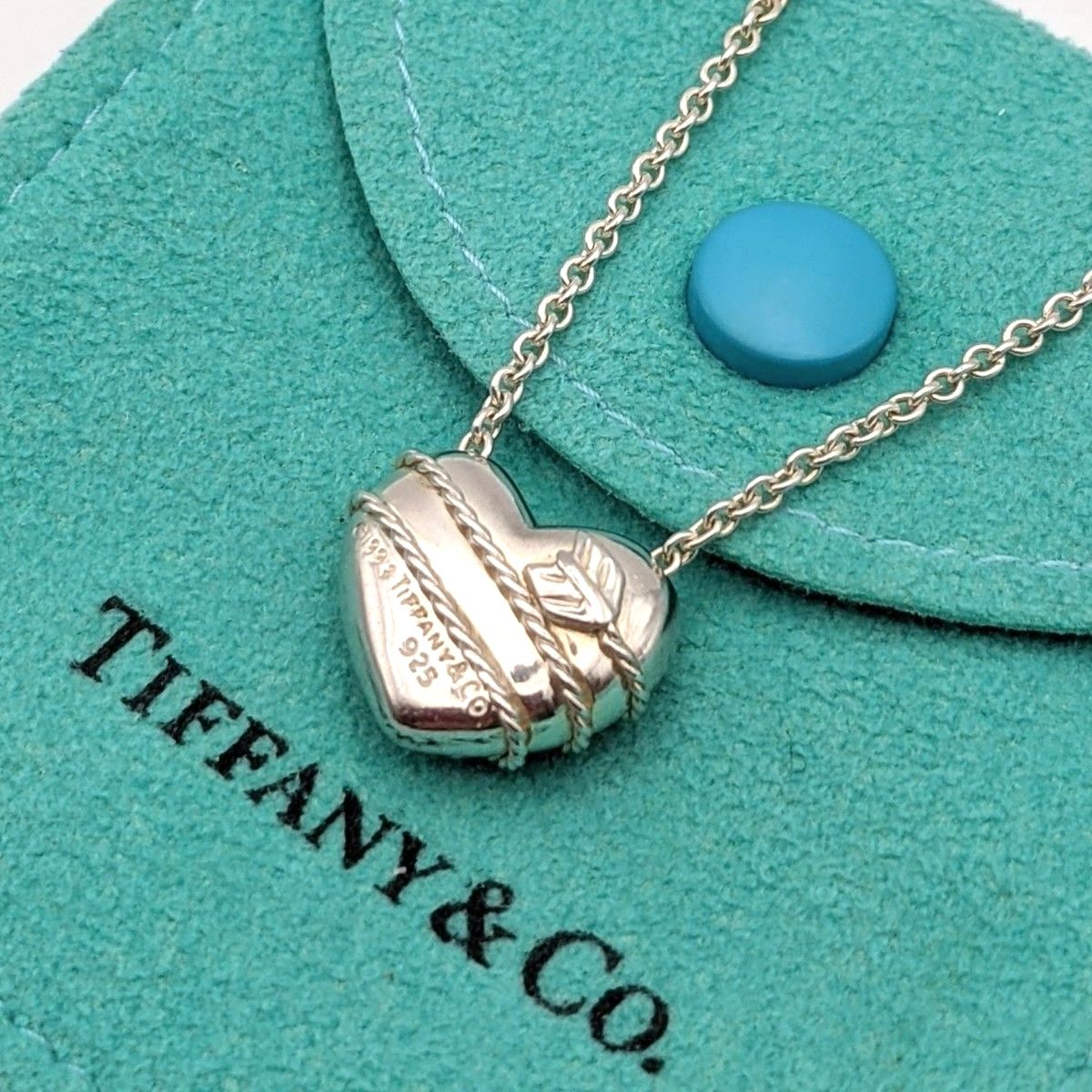 希少・廃盤】オールドティファニー ハートアロー ネックレス シルバー