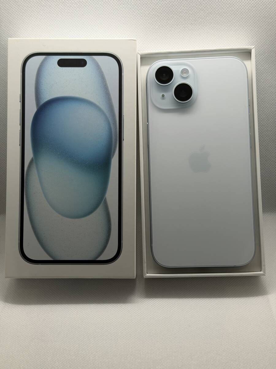 iPhone 15 128GB Blue ブルー 青 SIMフリー A3089 MTML3J/A 格安SIMも