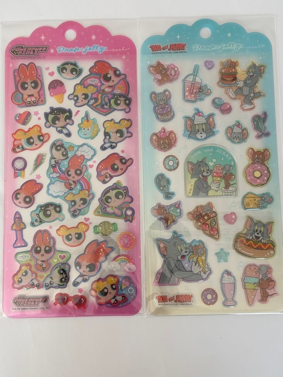 二枚セット 正規品 ドロップジェリーシール パワーパフガールズ