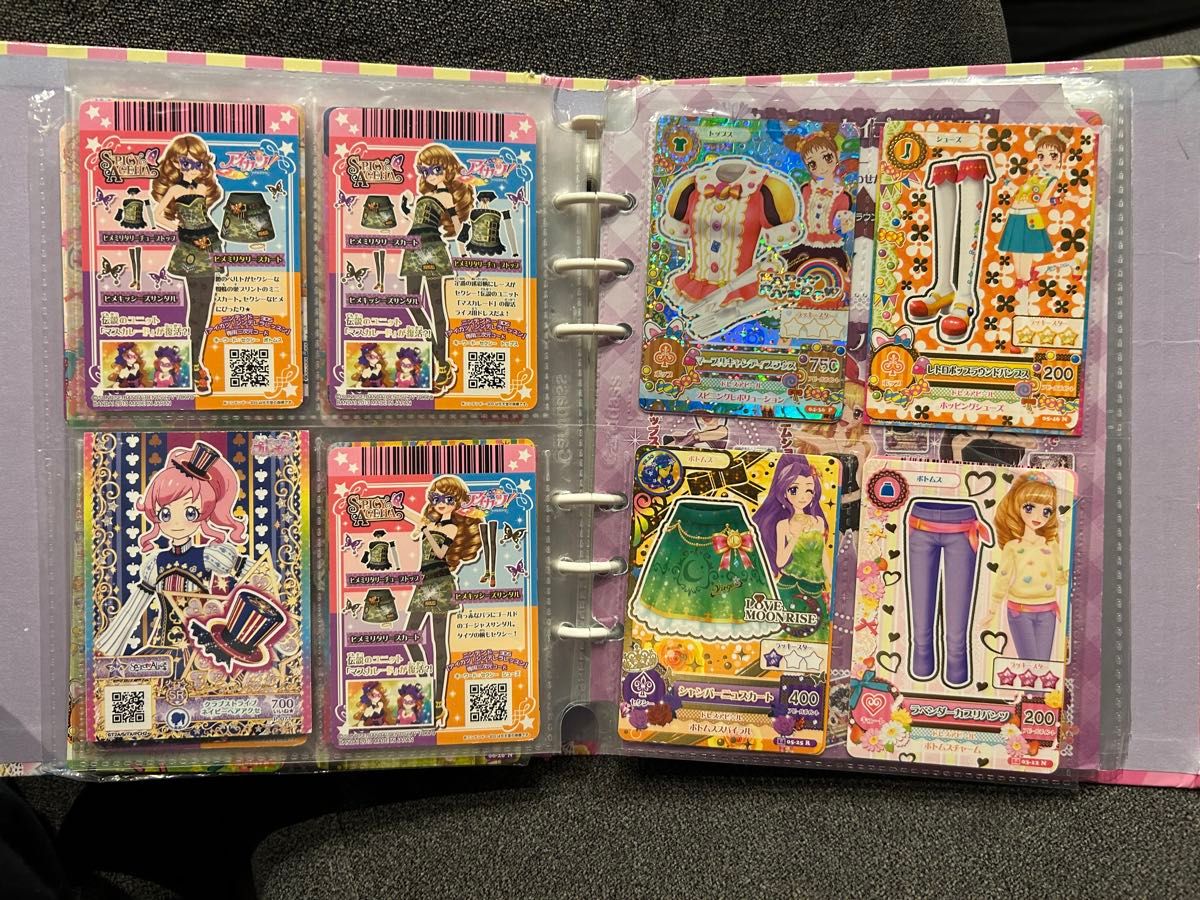 アイカツカード プレミアム ノーマル 約100枚 バインダー込 まとめ売り