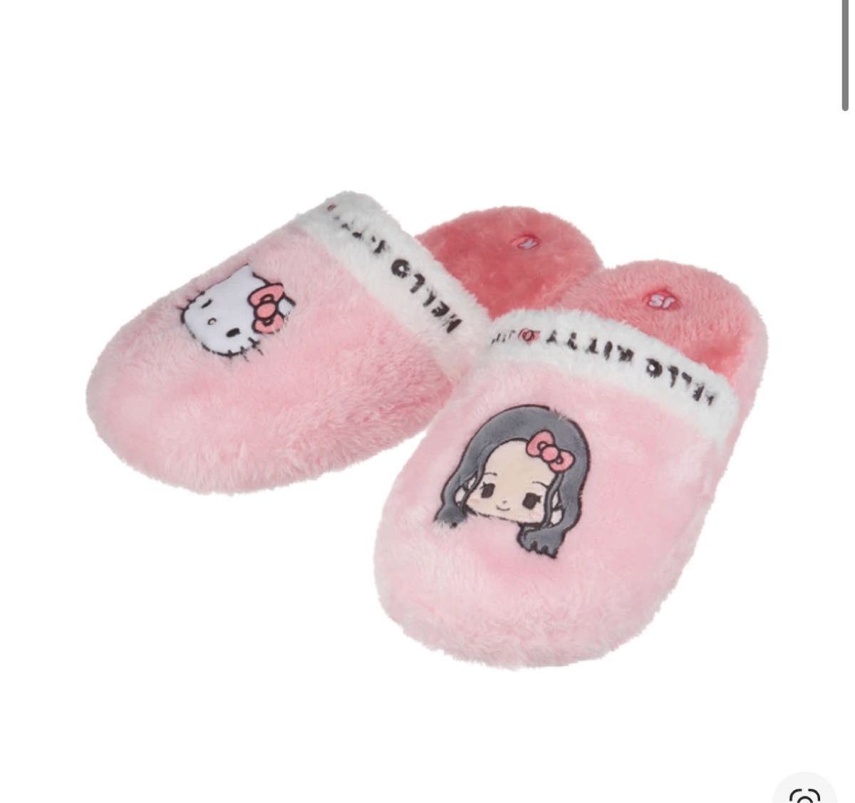 HELLO KITTY x JISOO] ジス ハローキティ スリッパ ルームシューズ