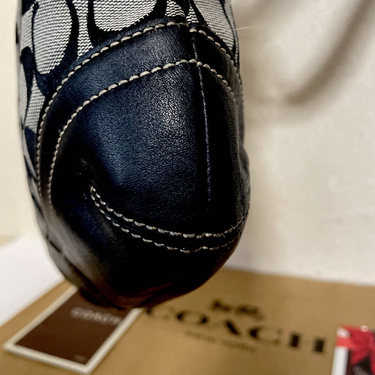 COACH 未使用状態(^^)人気のBLACKシグネチャー2WAYショルダー｜Yahoo