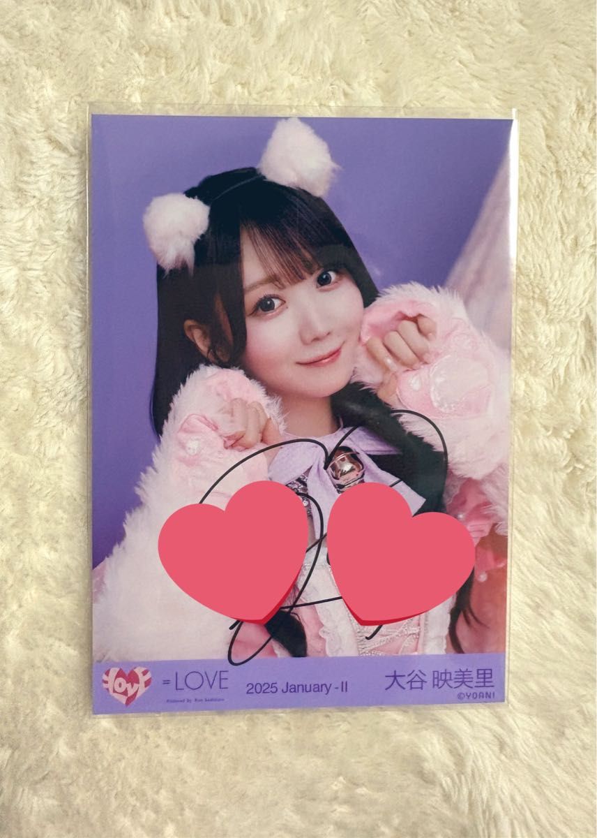 大谷映美里 生写真 直筆 猫衣装｜Yahoo!フリマ（旧PayPayフリマ）