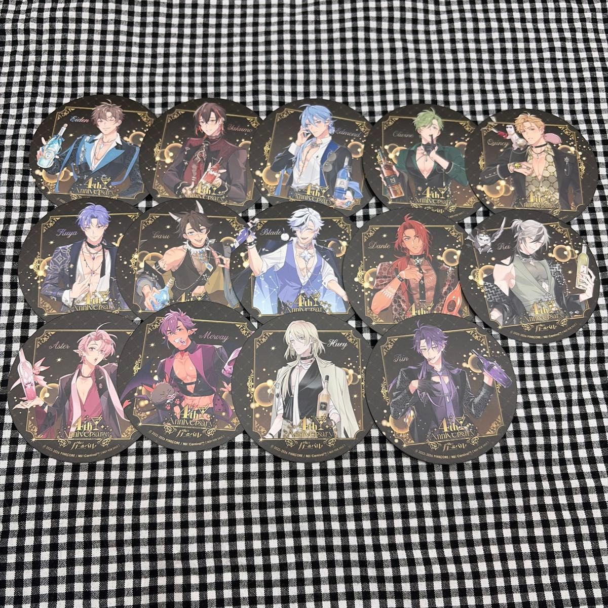 NU カーニバル ぬカニ アニカフェ アニメイトカフェ コースター 14種